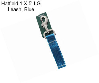 Hatfield 1 X 5\' LG Leash, Blue