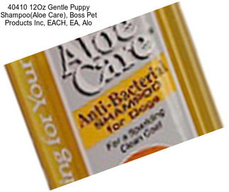 40410 12Oz Gentle Puppy Shampoo(Aloe Care), Boss Pet Products Inc, EACH, EA, Alo