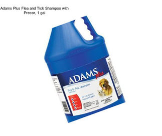 Adams Plus Flea and Tick Shampoo with Precor, 1 gal