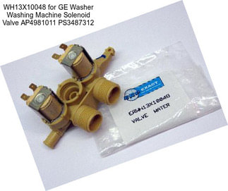 WH13X10048 for GE Washer Washing Machine Solenoid Valve AP4981011 PS3487312