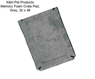 K&H Pet Products Memory Foam Crate Pad, Grey, 32\