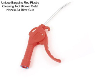 Unique Bargains Red Plastic Cleaning Tool Blower Metal Nozzle Air Blow Gun