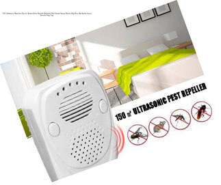 150㎡ Ultrasonic Repellent Device Rodent Mice Repeller Deterrent Pest Control House Mouse Bug Mice Rat Spider Insect Electric Plug Trap