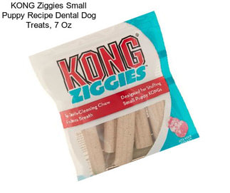 KONG Ziggies Small Puppy Recipe Dental Dog Treats, 7 Oz