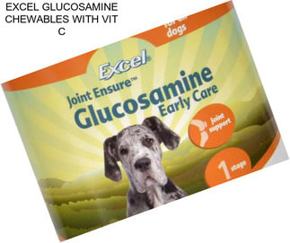 EXCEL GLUCOSAMINE CHEWABLES WITH VIT C