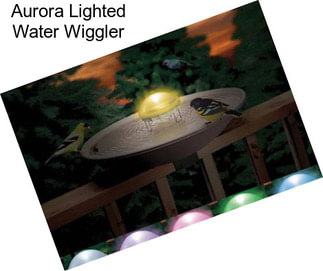 Aurora Lighted Water Wiggler