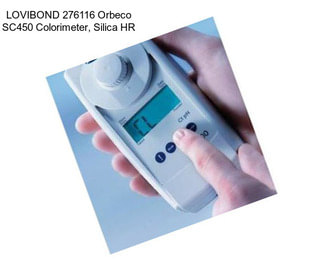 LOVIBOND 276116 Orbeco SC450 Colorimeter, Silica HR