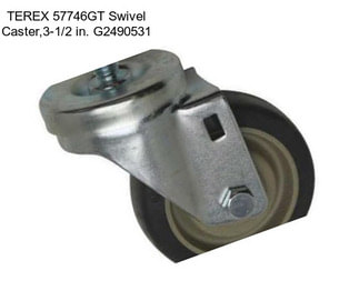 TEREX 57746GT Swivel Caster,3-1/2 in. G2490531