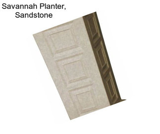 Savannah Planter, Sandstone