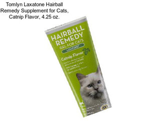 Tomlyn Laxatone Hairball Remedy Supplement for Cats, Catnip Flavor, 4.25 oz.