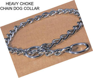 HEAVY CHOKE CHAIN DOG COLLAR