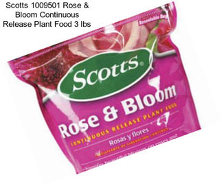 Scotts 1009501 Rose & Bloom Continuous Release Plant Food 3 lbs