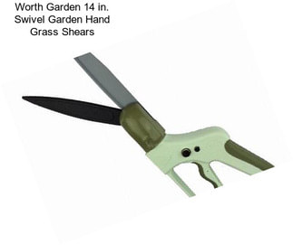 Worth Garden 14 in. Swivel Garden Hand Grass Shears