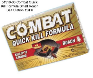 51910-00 Combat Quick Kill Formula Small Roach Bait Station 12/Pk
