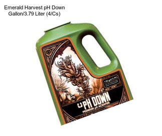 Emerald Harvest pH Down Gallon/3.79 Liter (4/Cs)