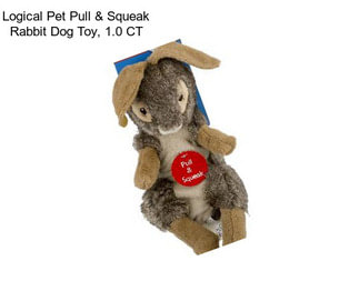 Logical Pet Pull & Squeak Rabbit Dog Toy, 1.0 CT