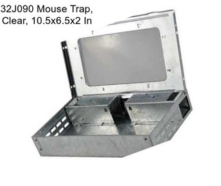 32J090 Mouse Trap, Clear, 10.5x6.5x2 In