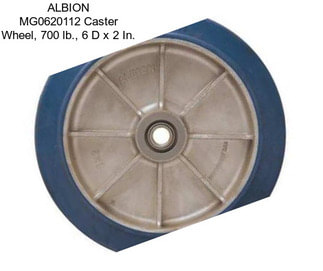 ALBION MG0620112 Caster Wheel, 700 lb., 6 D x 2 In.