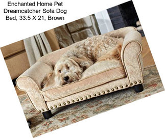 Enchanted Home Pet Dreamcatcher Sofa Dog Bed, 33.5\