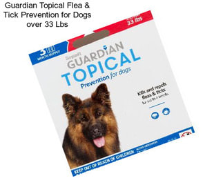 Guardian Topical Flea & Tick Prevention for Dogs over 33 Lbs