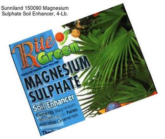 Sunniland 150090 Magnesium Sulphate Soil Enhancer, 4-Lb.