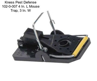 Kness Pest Defense 102-0-007 4 In. L Mouse Trap, 3 In. W