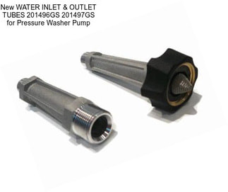 New WATER INLET & OUTLET TUBES 201496GS 201497GS for Pressure Washer Pump