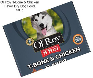 Ol\' Roy T-Bone & Chicken Flavor Dry Dog Food, 50 lb