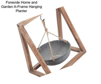 Foreside Home and Garden A-Frame Hanging Planter