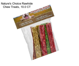 Nature\'s Choice Rawhide Chew Treats, 10.0 CT