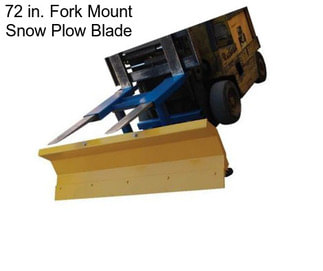 72 in. Fork Mount Snow Plow Blade