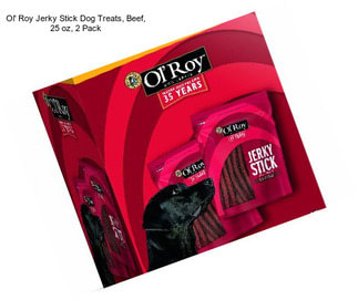 Ol\' Roy Jerky Stick Dog Treats, Beef, 25 oz, 2 Pack