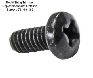 Ryobi String Trimmer Replacement Anti-Rotation Screw # 791-181165