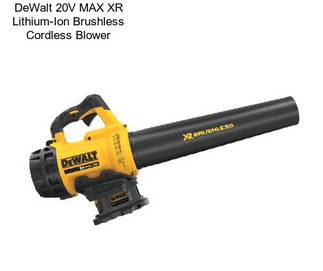 DeWalt 20V MAX XR Lithium-Ion Brushless Cordless Blower