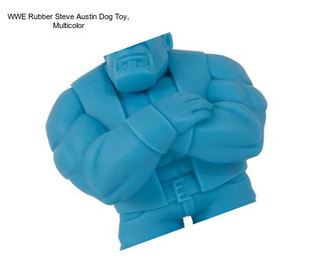 WWE Rubber Steve Austin Dog Toy, Multicolor