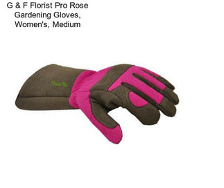 G & F Florist Pro Rose Gardening Gloves, Women\'s, Medium