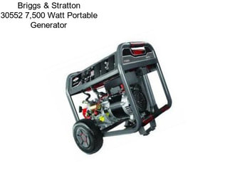 Briggs & Stratton 30552 7,500 Watt Portable Generator