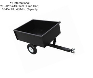 Ytl International YTL-012-413 Steel Dump Cart, 10-Cu. Ft., 400-Lb. Capacity