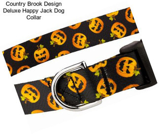 Country Brook Design Deluxe Happy Jack Dog Collar