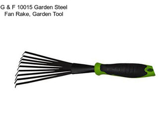 G & F 10015 Garden Steel Fan Rake, Garden Tool