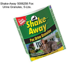 Shake-Away 5006258 Fox Urine Granules, 5-Lbs.