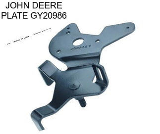 JOHN DEERE PLATE GY20986