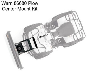 Warn 86680 Plow Center Mount Kit