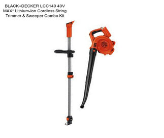 BLACK+DECKER LCC140 40V MAX* Lithium-Ion Cordless String Trimmer & Sweeper Combo Kit