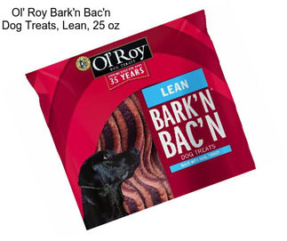 Ol\' Roy Bark\'n Bac\'n Dog Treats, Lean, 25 oz