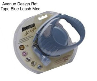 Avenue Design Ret. Tape Blue Leash Med