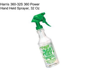 Harris 360-32S 360 Power Hand Held Sprayer, 32 Oz