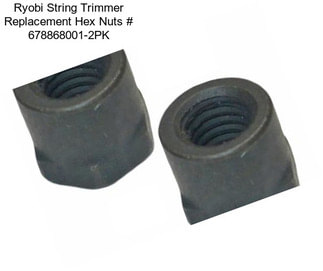 Ryobi String Trimmer Replacement Hex Nuts # 678868001-2PK