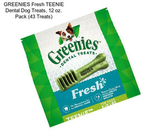 GREENIES Fresh TEENIE Dental Dog Treats, 12 oz. Pack (43 Treats)