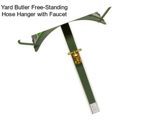 Yard Butler Free-Standing Hose Hanger with Faucet